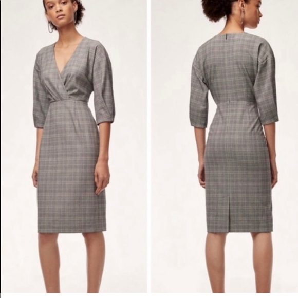 NWT Babaton Kurt Plaid Dress | 6 - Picture 1 of 10